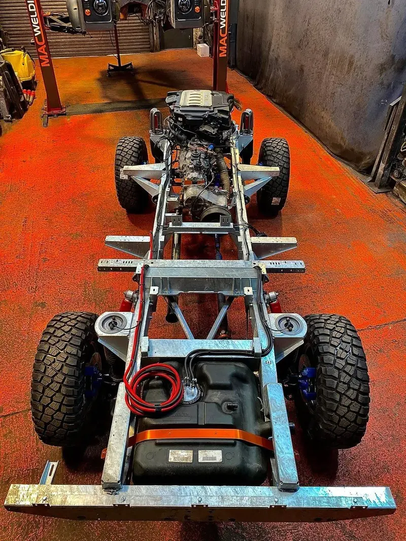 Land Rover Defender chassis
