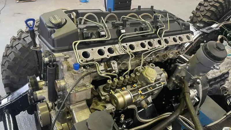 Mercedes OM606 Nissan Patrol conversion